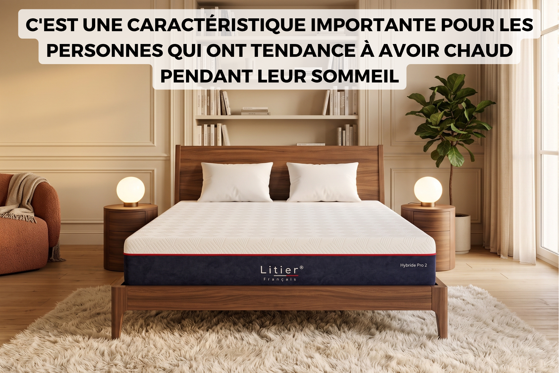 matelas hybride pro 2 fresh + chaud